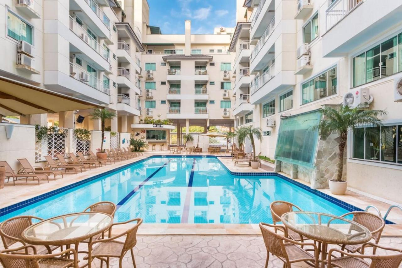 Flat Com Piscina Termica No Bombinhas Summer Beach Extérieur photo
